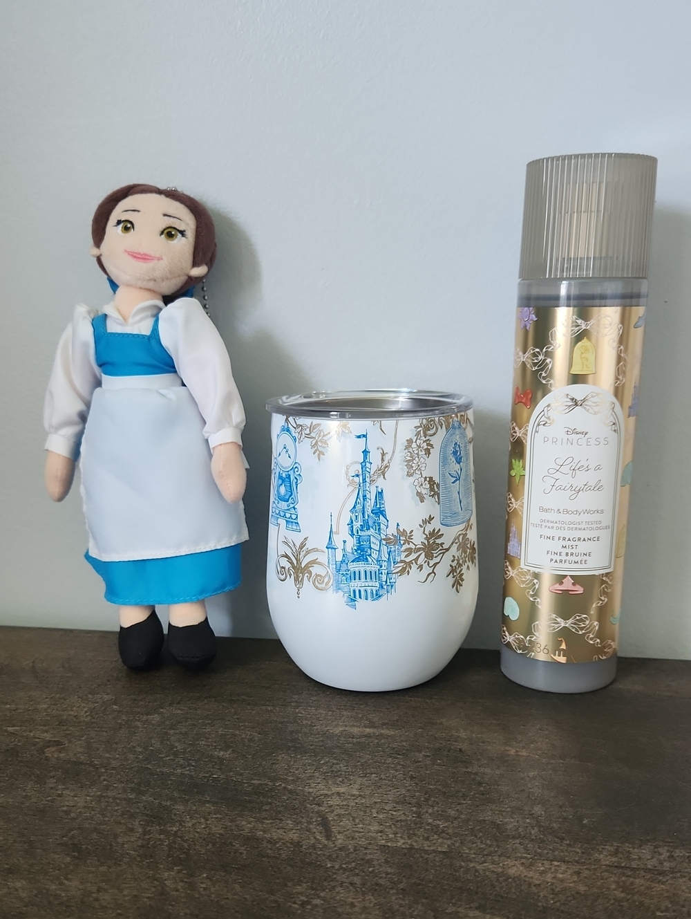 Disney Princess Bundle Featuring Belle - Keychain, Corkcicle, Spray